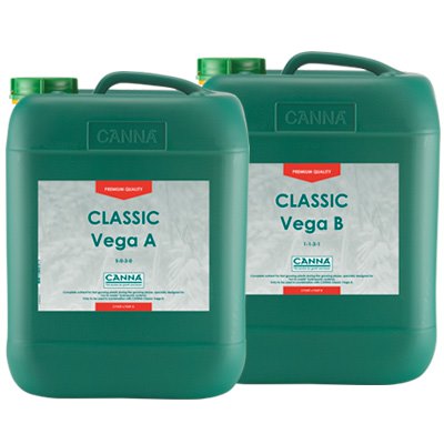 CANNA Classic Vega A & Dutch Hydroponic Grow Nutrient Concentrate - Hydroponic Solutions