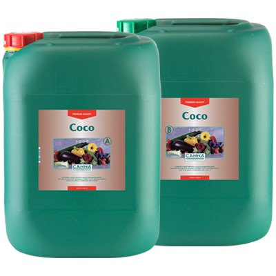 CANNA COCO A & B Dutch Hydroponic Nutrient Concentrate For Coco Medium - Hydroponic Solutions