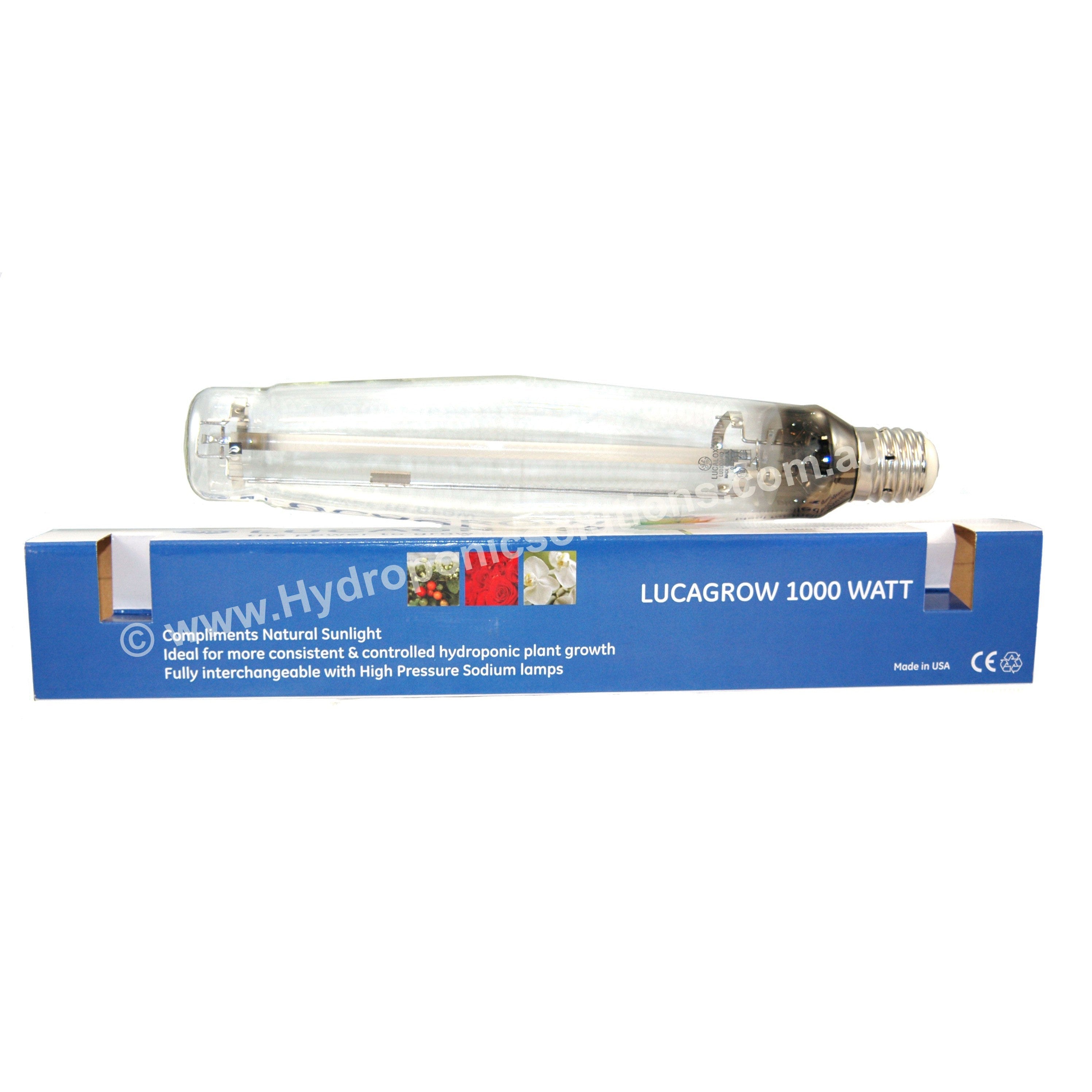 General Electric Lucagrow HPS Plant Grow Lamp - Hydroponic Solutions