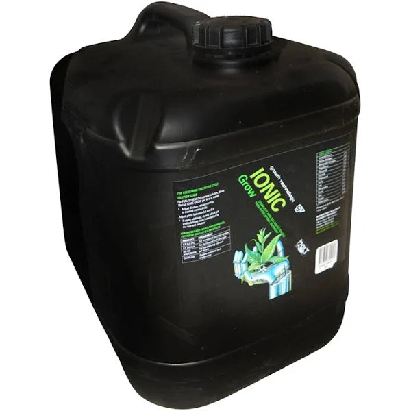 GT Ionic Grow Hydroponic Grow Nutrient Concentrate - Hydroponic Solutions