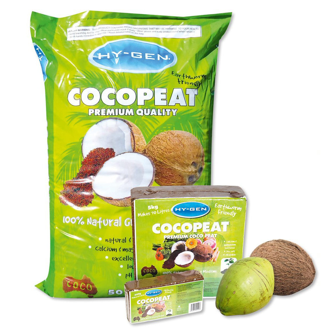 Hy-Gen Coco Peat - Hydroponic Solutions